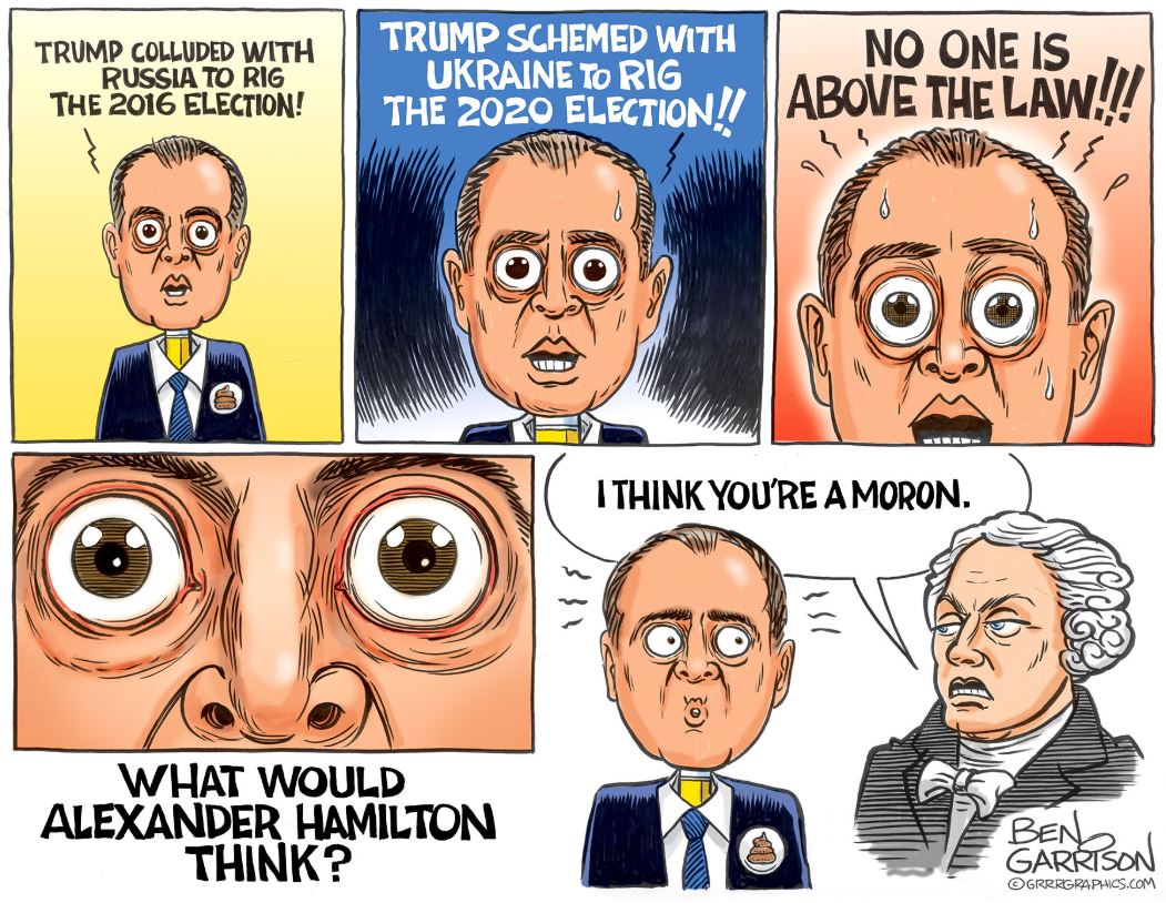 Garrison Cartoon Adam Schiff Founders Citizen Free Press