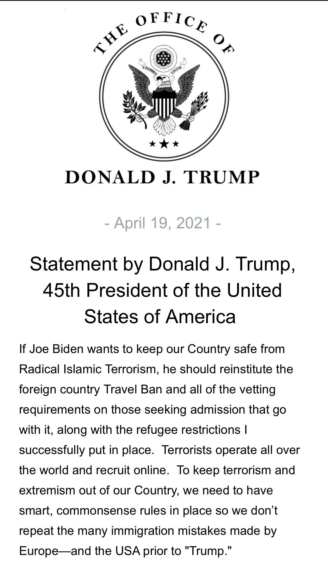 statement-trump - CITIZEN FREE PRESS