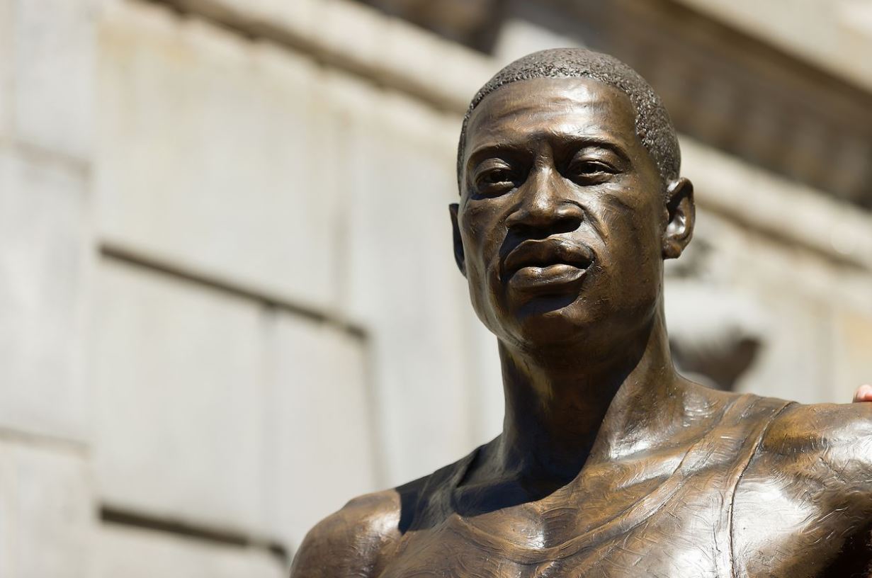 Newark unveils statue of George Floyd   George-floyd