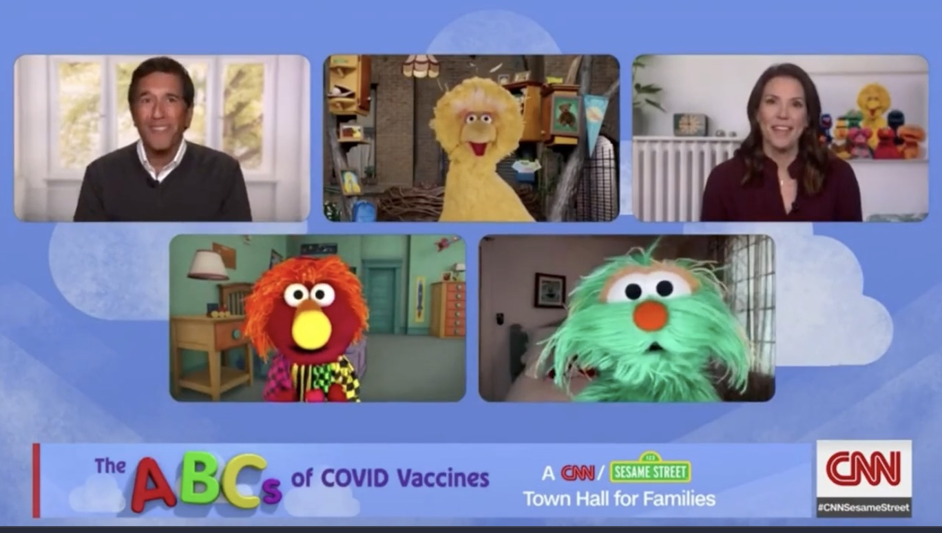 Big Bird urges you to Vaccinate your children…