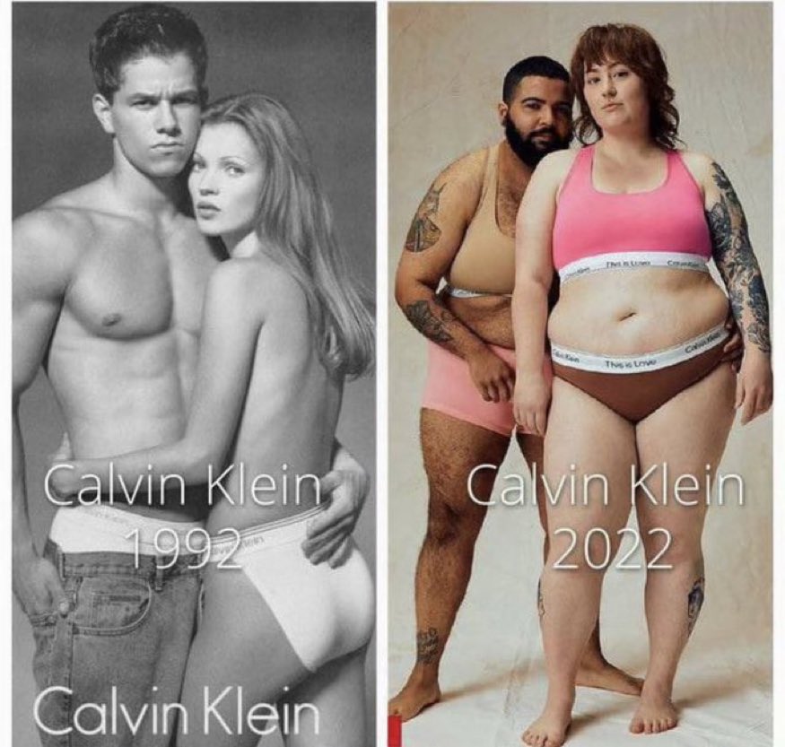 Calvin Klein has fallen…